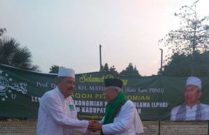 PESANTREN SUNAN DRAJAT MENJADI HARAPAN PEMBERDAYA PEREKONOMIAN PESANTREN SELURUH INDONESIA KH. Ma'ruf Amin dikukuhkan sebagai keluarga besar ponpes Sunan Drajat