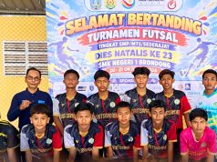 Harumkan Nama Pesantren, Tim Futsal Ponpes Sunan Drajat Santri Raih Juara III Turnamen Dies Natalis SMKN 1 Brondong ke-23 Tingkat Lamongan–Tuban